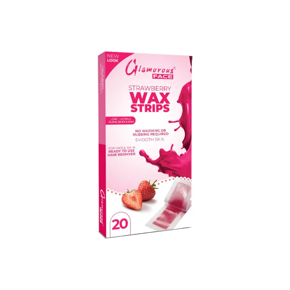 Glamorous Face Body Wax Strips - 4 Flavors - Buy Online in Pakistan at Cosmia.pk