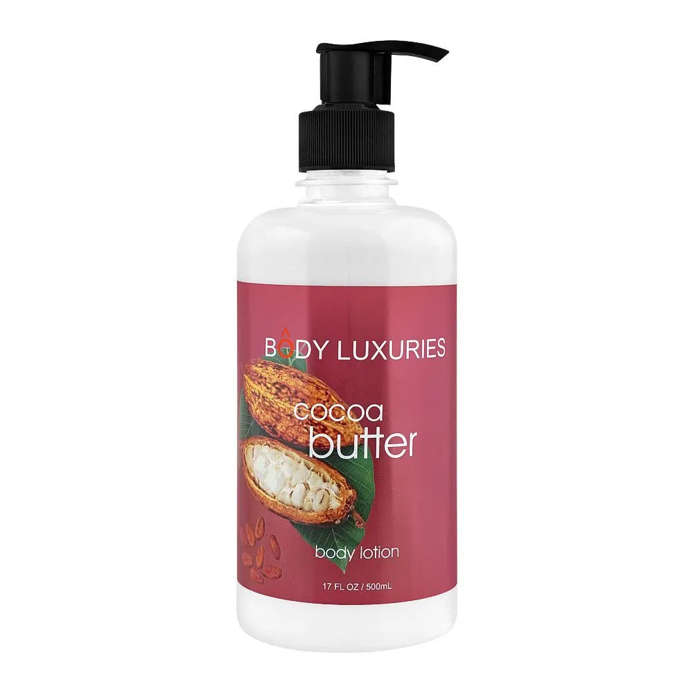 Body Luxuries Cocoa Butter Body Lotion – 500ml - Buy Online in Pakistan at Cosmia.pk