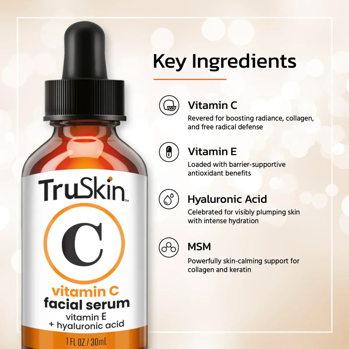 TruSkin Vitamin C Facial Serum – 30ml - Buy Online in Pakistan at Cosmia.pk