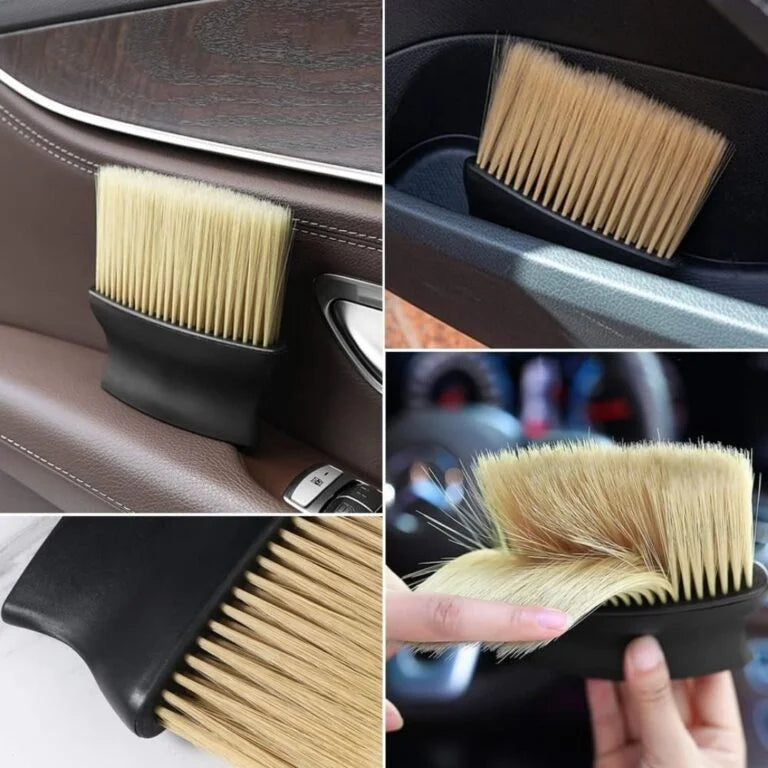 Wet & Dry Bristles Car Interior Dust Cleaning Brush - Buy Online in Pakistan at Cosmia.pk