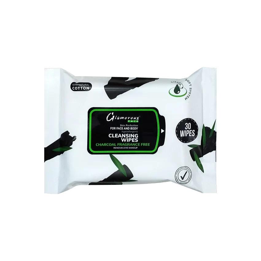 Glamorous Face Cleansing Makeup Remover Wipes 30 Pieces - Buy Online in Pakistan at Cosmia.pk