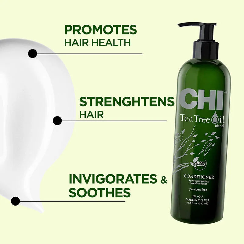 CHI Tea Tree Oil Conditioner, Paraben Free, For All Hair Types - 340ml - Buy Online in Pakistan at Cosmia.pk