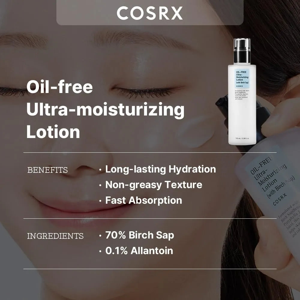 COSRX Oil-Free Ultra Moisturizing Lotion - 100ml - Buy Online in Pakistan at Cosmia.pk
