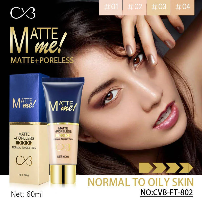 CVB Paris Matte Me +Poreless Foundation - 60ml - Buy Online in Pakistan at Cosmia.pk