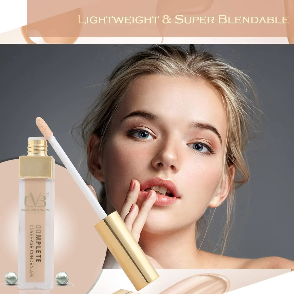 CVB Natural Nude Complete Coverage Liquid Concealer - 6ml - Buy Online in Pakistan at Cosmia.pk