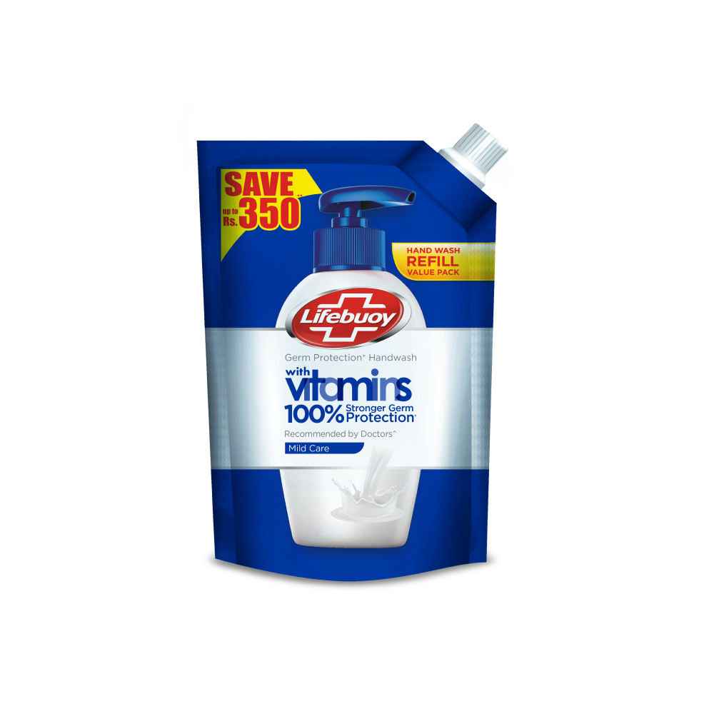 Lifebuoy Mild Care Hand Wash Pouch 450ml - Buy Online in Pakistan at Cosmia.pk