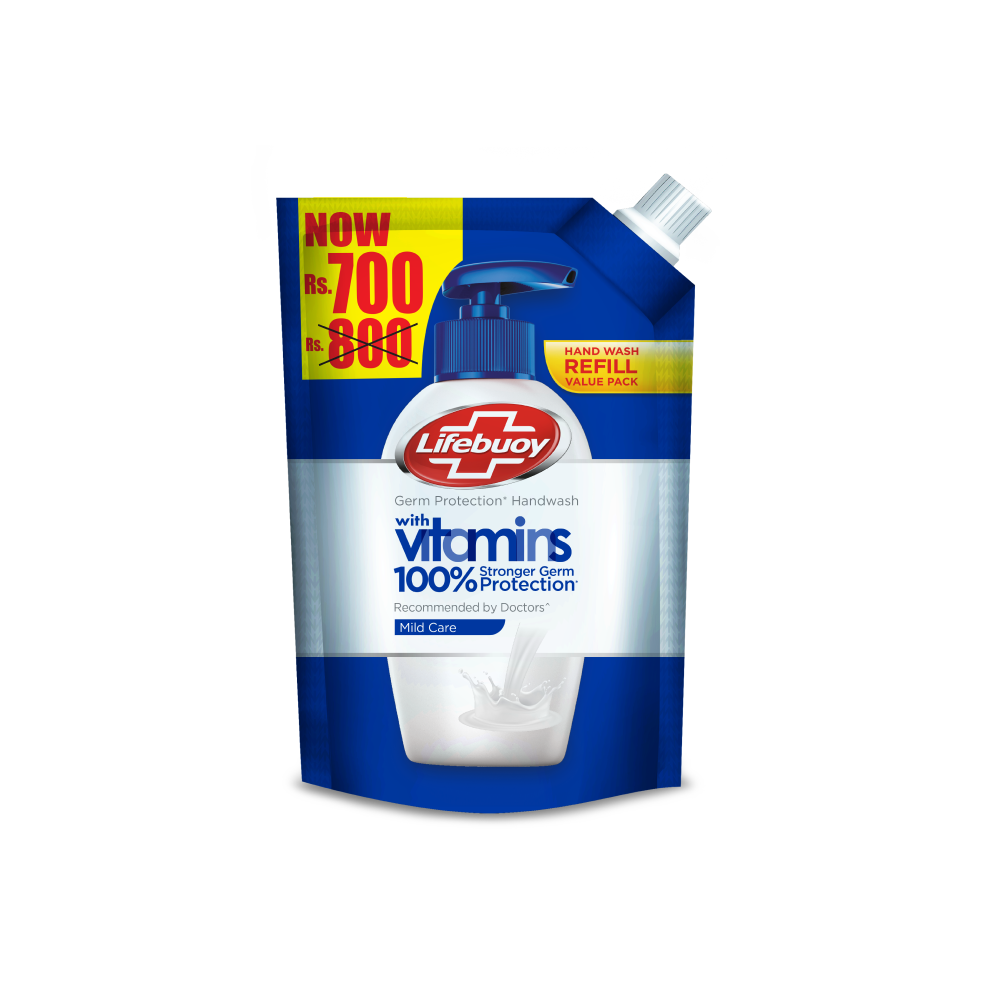 Lifebuoy Mild Care With Vitamins Hand Wash 900ml - Buy Online in Pakistan at Cosmia.pk