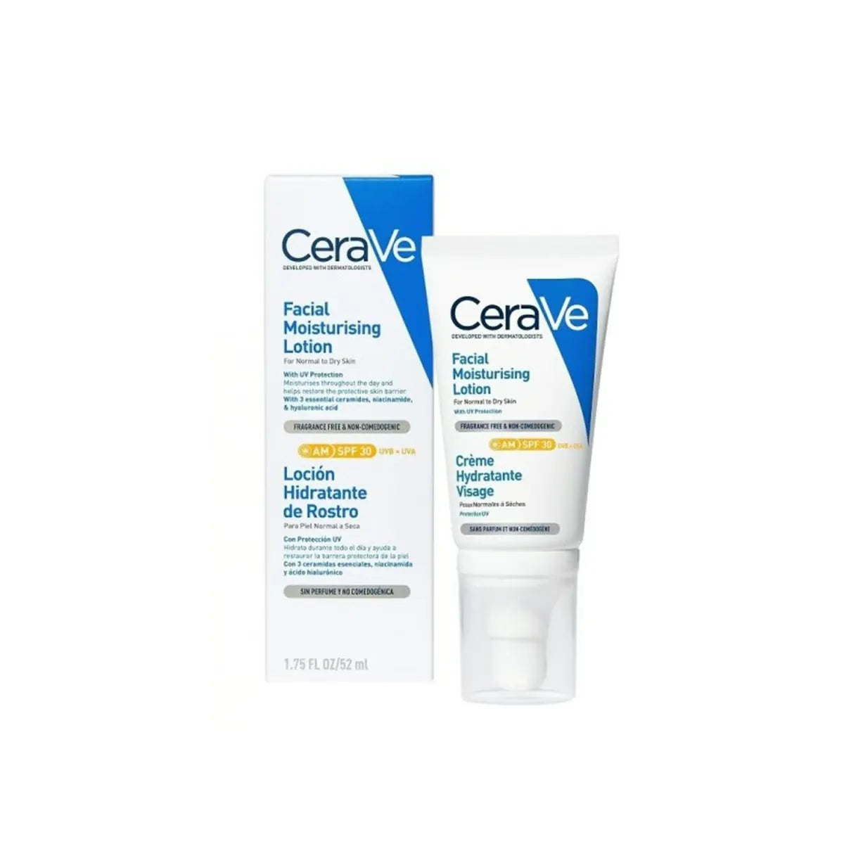 CeraVe Facial Moisturizing Lotion SPF30 52ml - Buy Online in Pakistan at Cosmia.pk