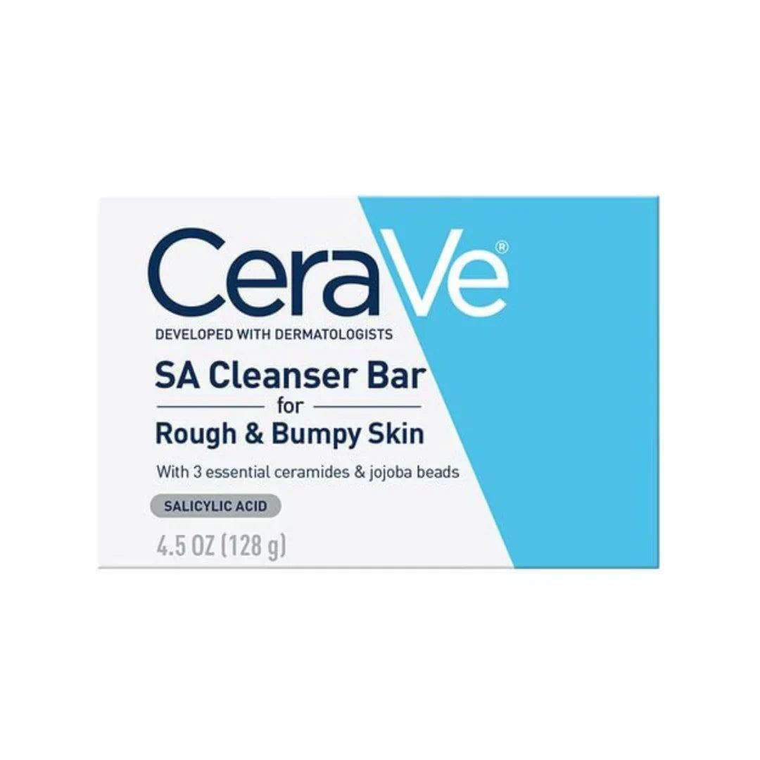 Cerave SA Cleanser Bar for Rough & Bumpy Skin 128g - Buy Online in Pakistan at Cosmia.pk