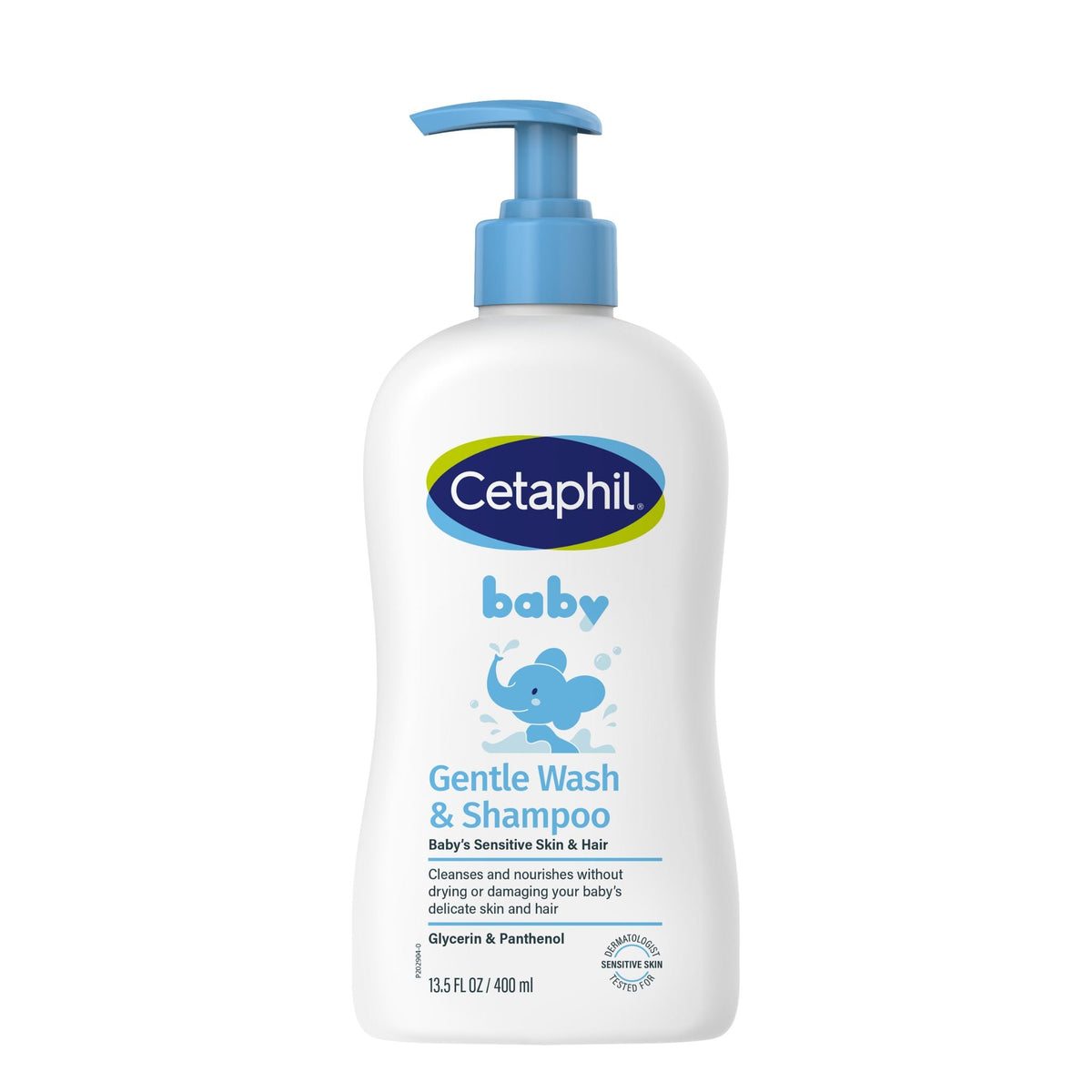 Cetaphil Baby Gentle Wash & Shampoo 400ml pump bottle front — buy online in Pakistan at Cosmia.pk