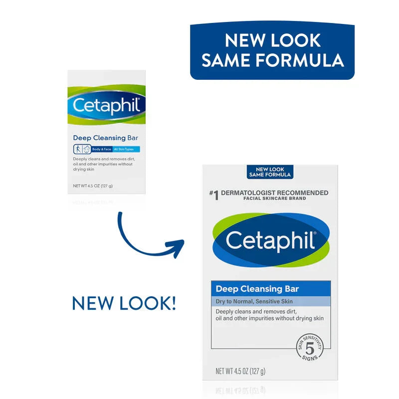 Cetaphil Deep Cleansing Bar 127g - Buy Online in Pakistan at Cosmia.pk