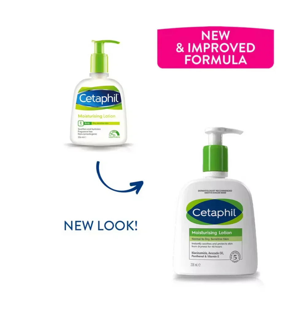 Cetaphil Moisturising Lotion, For Normal To Dry, Sensitive Skin, 236ml - Buy Online in Pakistan at Cosmia.pk