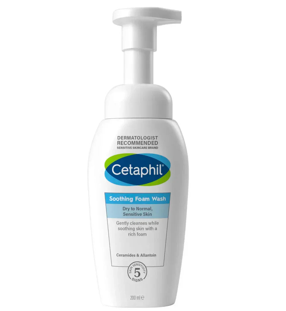 Cetaphil Soothing Foam Wash 200ml - Buy Online in Pakistan at Cosmia.pk