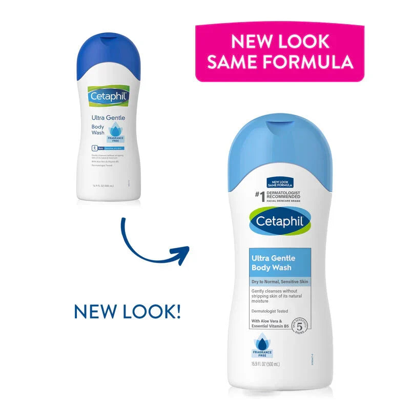 Cetaphil Ultra Gentle Refreshing Body Wash 500ml - Buy Online in Pakistan at Cosmia.pk