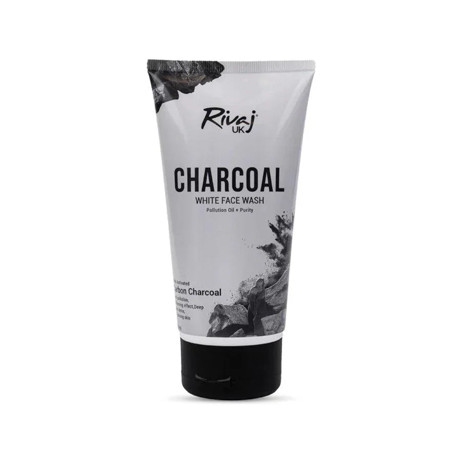Rivaj Charcoal White Face Wash - 100ml - Buy Online in Pakistan at Cosmia.pk