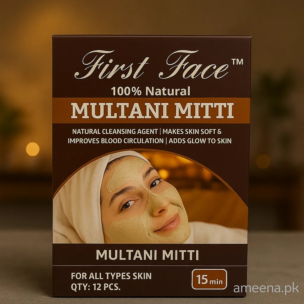 First Face Multani Mitti – Natural Clay Face Pack - Buy Online in Pakistan at Cosmia.pk