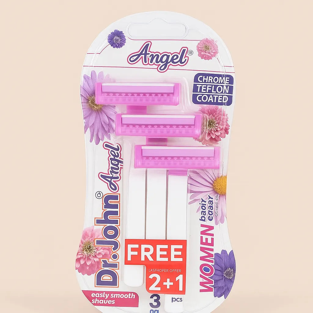 Dr. John Angel 3-Piece Body Hygiene Razor - Buy Online in Pakistan at Cosmia.pk