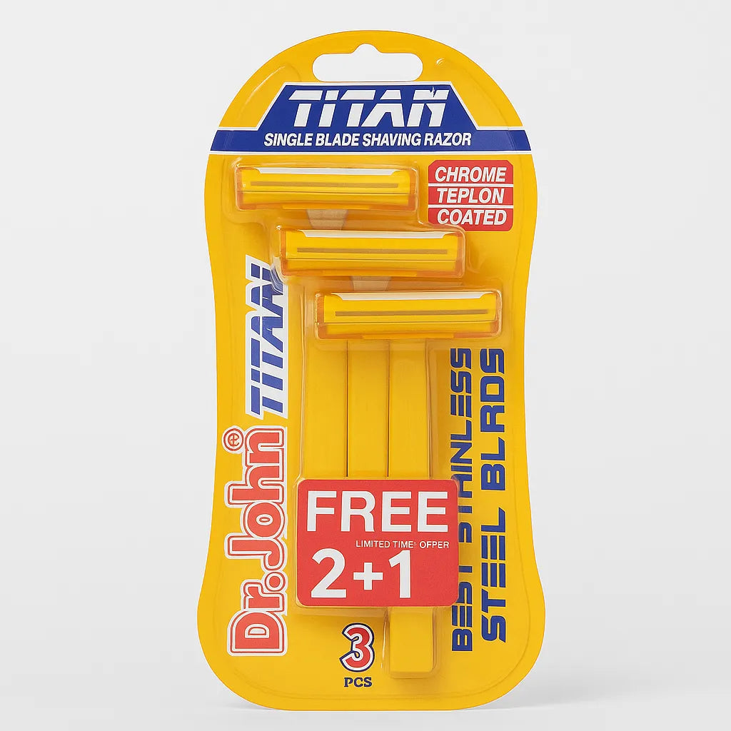 Dr. John Titan 3-Piece Body Hygiene Razor - Buy Online in Pakistan at Cosmia.pk