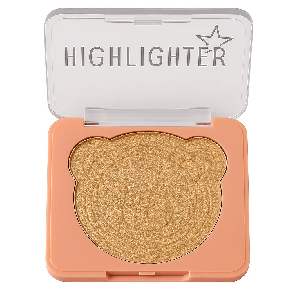 SEVENCOOL Bear Embossed Fashion Highlighter – Radiant Glow Finish - Buy Online in Pakistan at Cosmia.pk