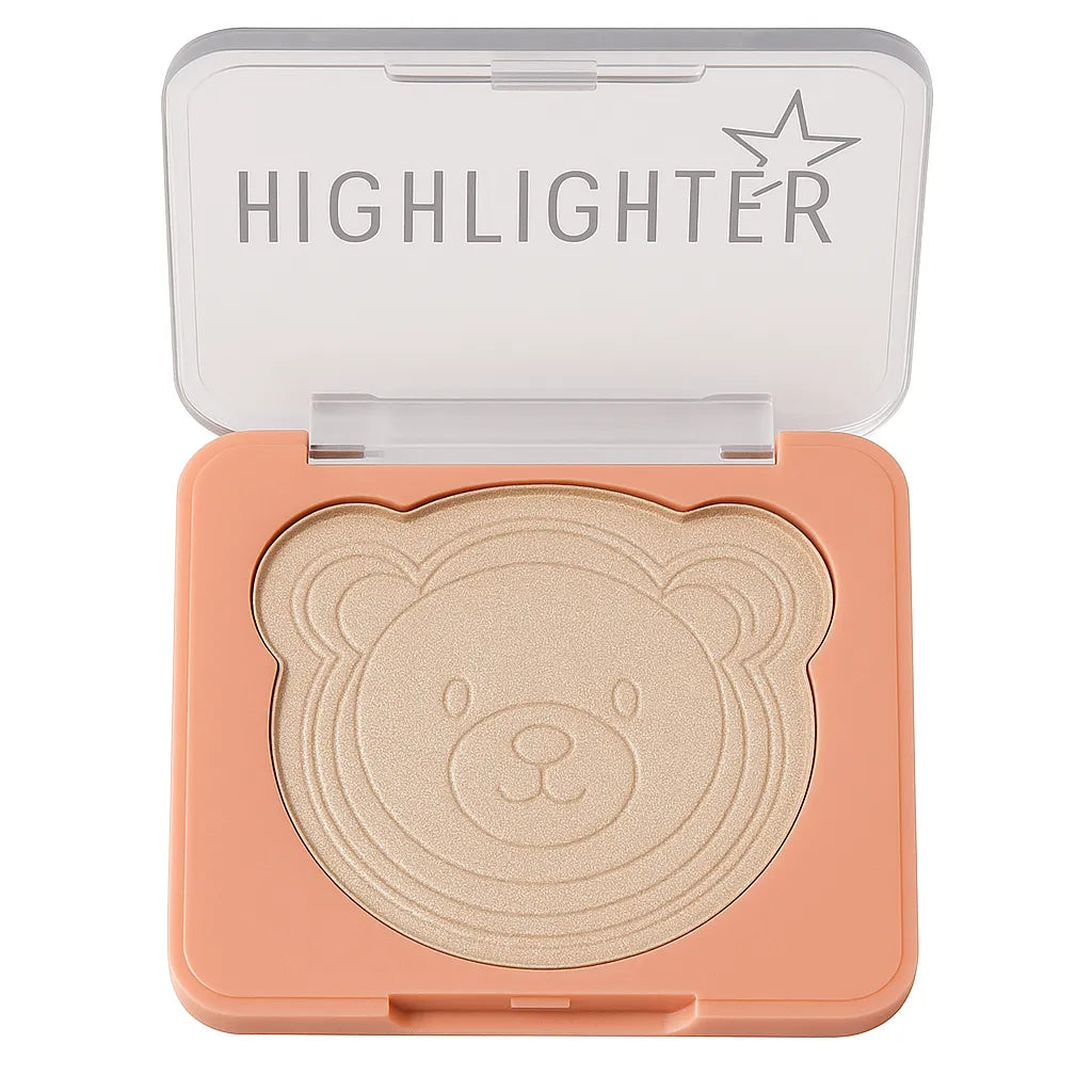 SEVENCOOL Bear Embossed Fashion Highlighter – Radiant Glow Finish - Buy Online in Pakistan at Cosmia.pk