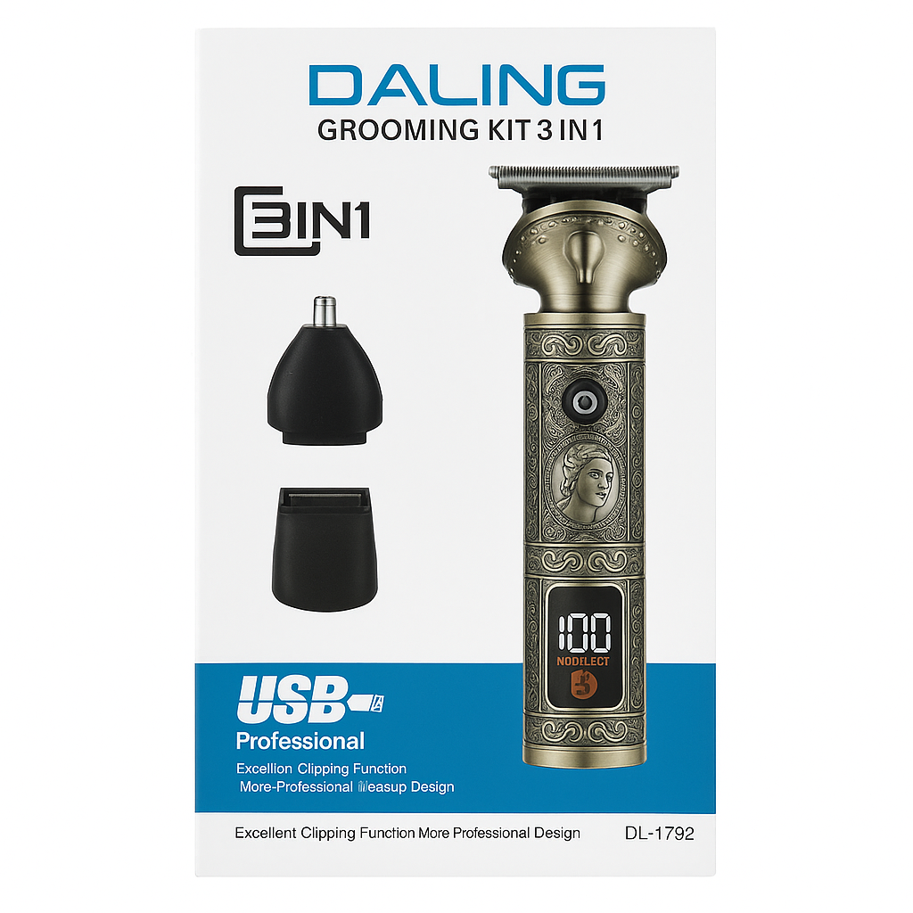 Daling 3-in-1 Grooming Kit – Precision. Power. Performance. - Buy Online in Pakistan at Cosmia.pk