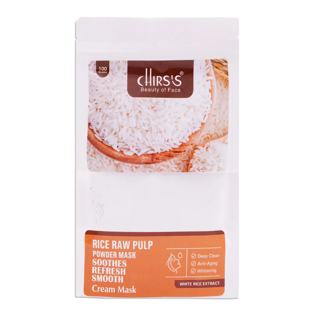 Chirs Rice Powder Mask - 100g - Buy Online in Pakistan at Cosmia.pk