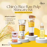 Chirs's Rice Raw Pulp Skincare Kit - 4PCS - Buy Online in Pakistan at Cosmia.pk