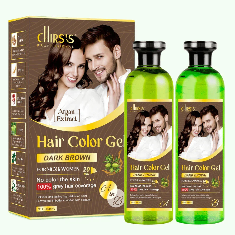 Chirss Hair Color Gel Infused with Argan Extract - 500ml Each - Buy Online in Pakistan at Cosmia.pk