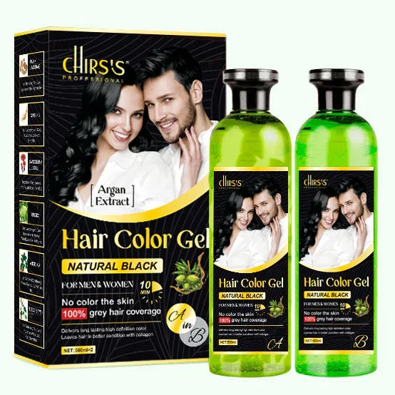 Chirss Hair Color Gel Infused with Argan Extract - 500ml Each - Buy Online in Pakistan at Cosmia.pk