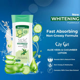 City Girl Aloe Vera & Cucumber Moisturizing Lotion - 100ml - Buy Online in Pakistan at Cosmia.pk
