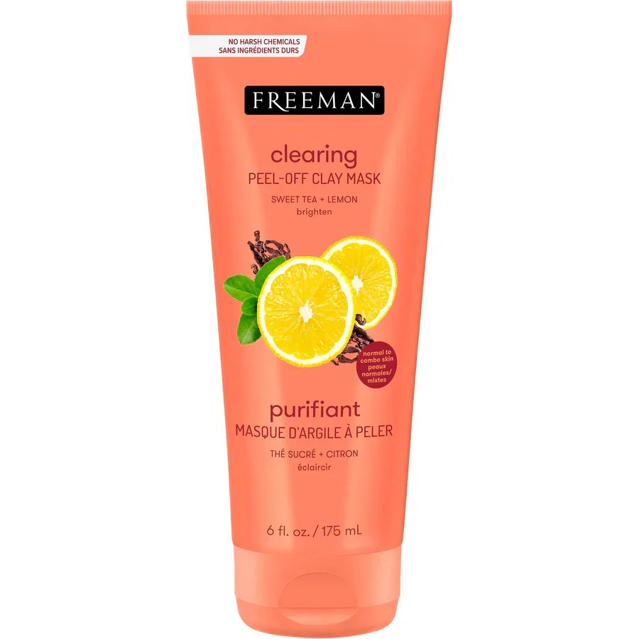 Freeman Clearing Sweet Tea & Lemon Peel Off Clay Mask 75ml - Buy Online in Pakistan at Cosmia.pk