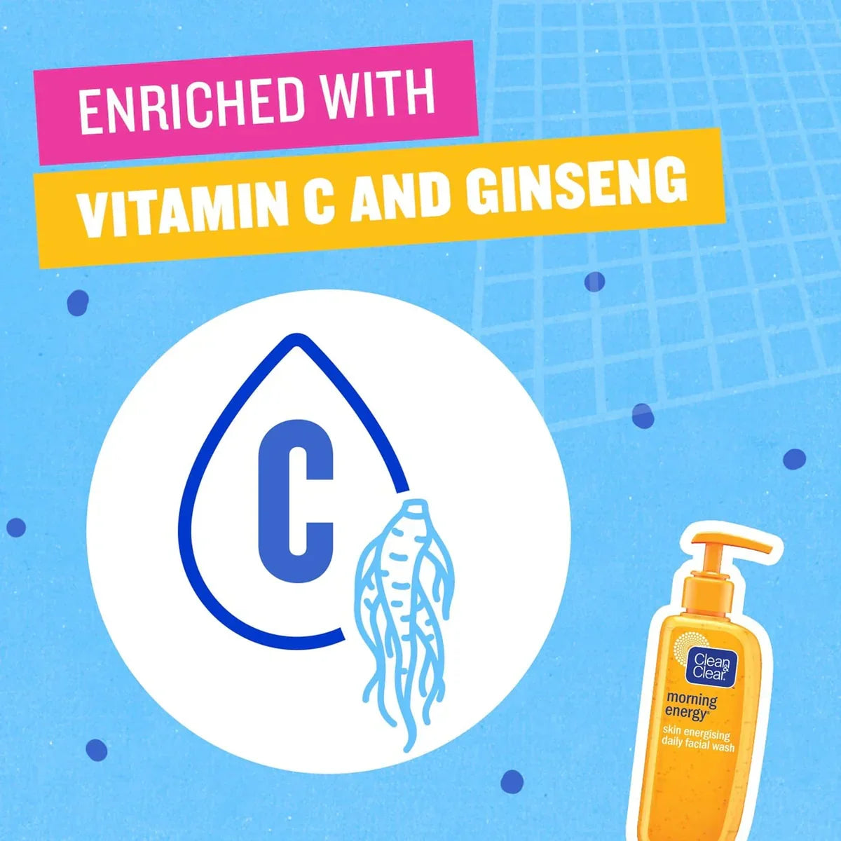 Clean & Clear Morning Energy Skin Energising Daily Facial Wash - 150ml - Buy Online in Pakistan at Cosmia.pk