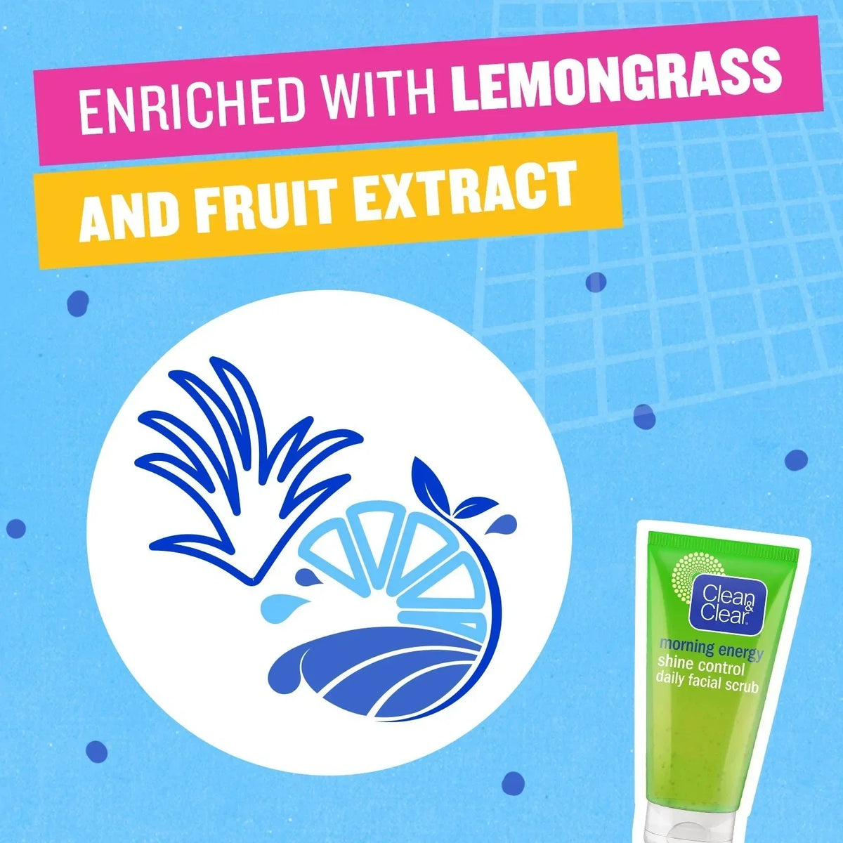 Clean & Clear Morning Energy Shine Control Daily Facial Scrub, Oil-Free - 150ml - Buy Online in Pakistan at Cosmia.pk