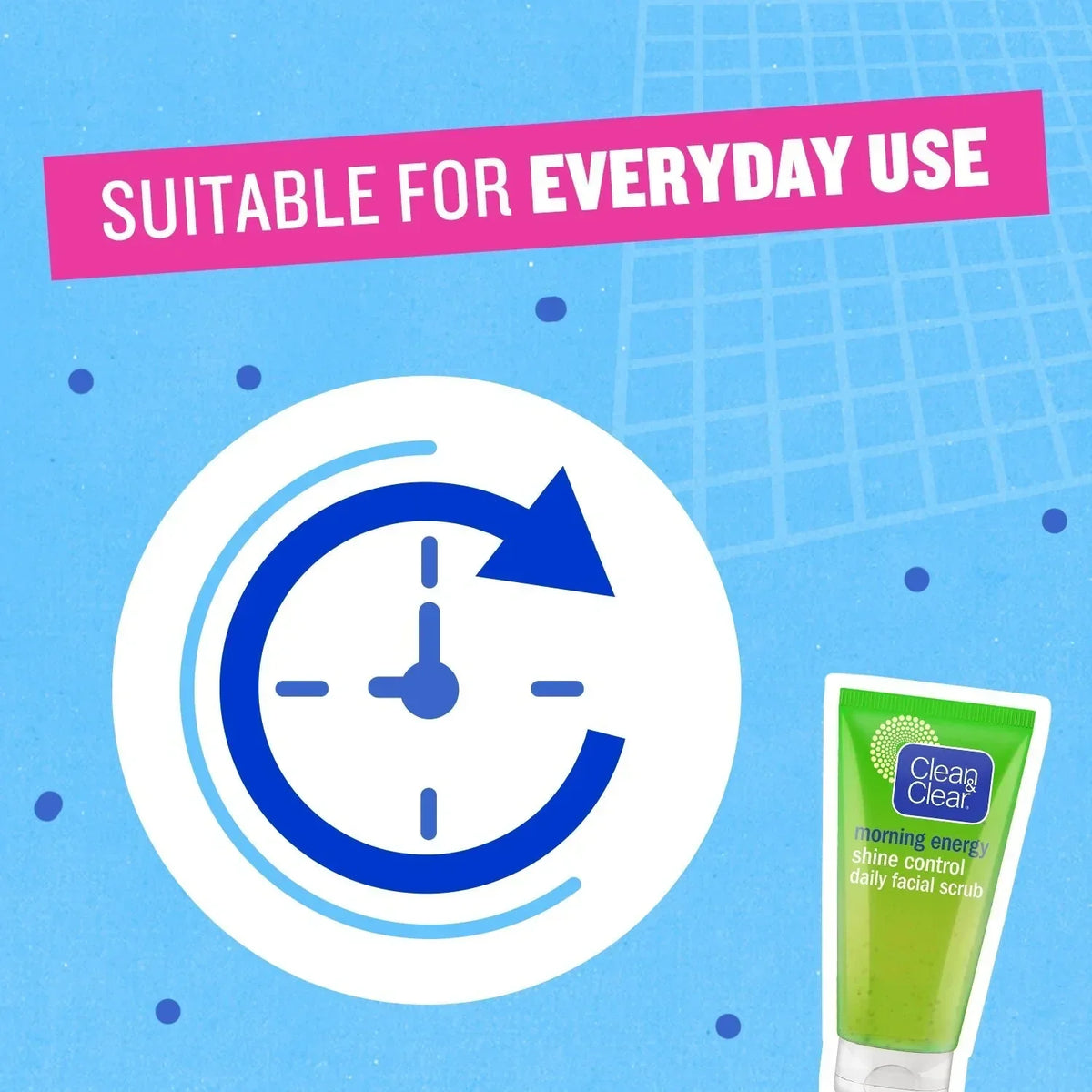 Clean & Clear Morning Energy Shine Control Daily Facial Scrub, Oil-Free - 150ml - Buy Online in Pakistan at Cosmia.pk