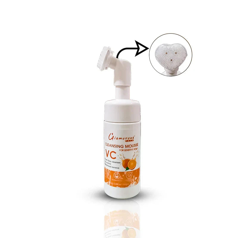 Glamorous Face Cleansing Mousse Vitamin C 100ML - Buy Online in Pakistan at Cosmia.pk