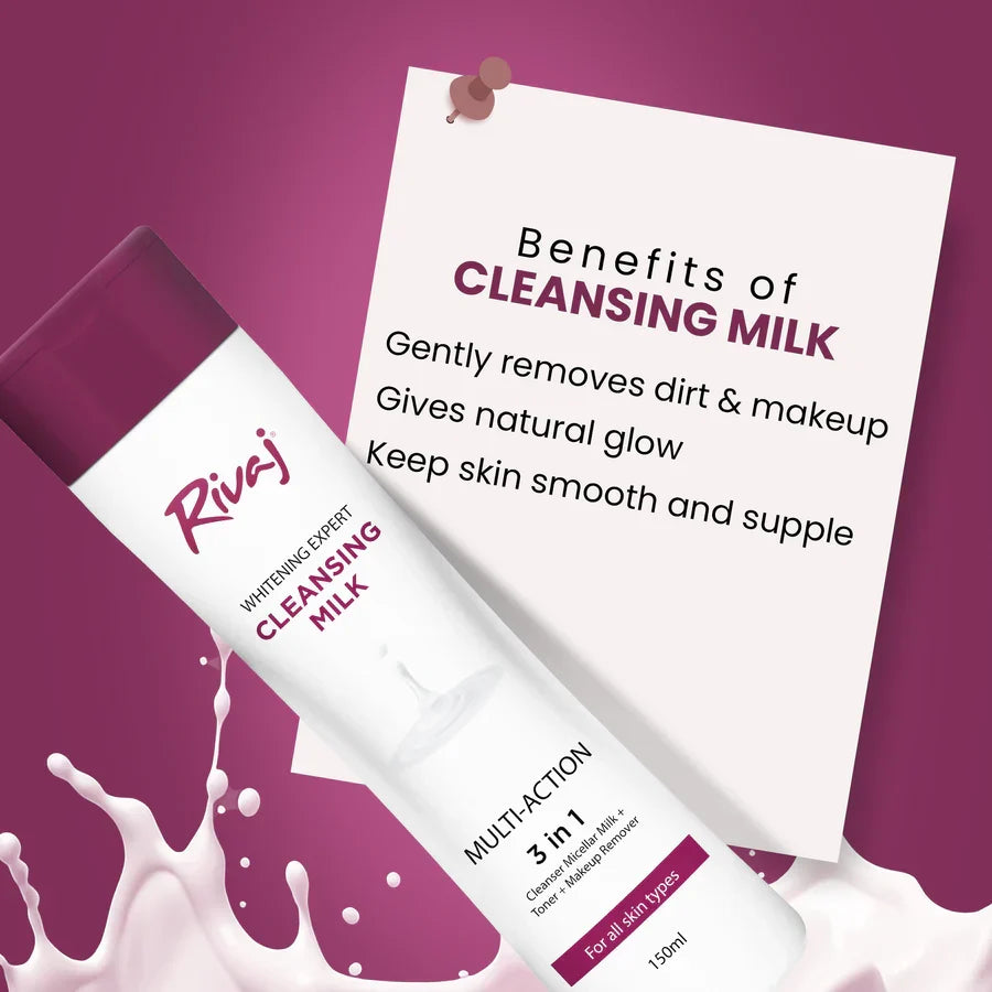 Rivaj Cleansing Milk - 150ml - Buy Online in Pakistan at Cosmia.pk
