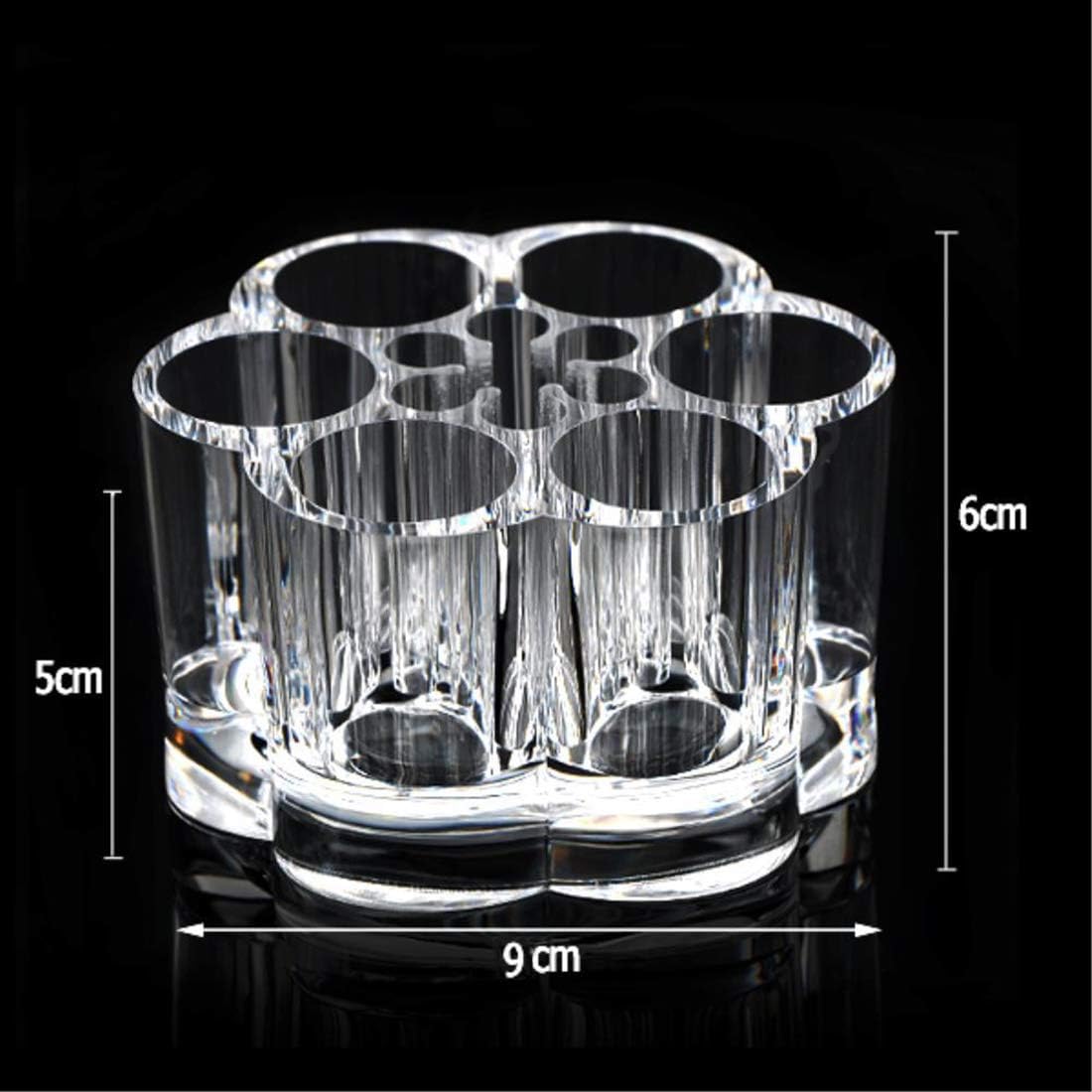 Clear Acrylic Makeup Organizer Lipstick Storage Box Crystal Nail Polish Display Case 6 - Buy Online in Pakistan at Cosmia.pk
