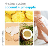 Be Care Love Coconut and Pineapple Hydrating Spa 4 Pcs Set - Buy Online in Pakistan at Cosmia.pk