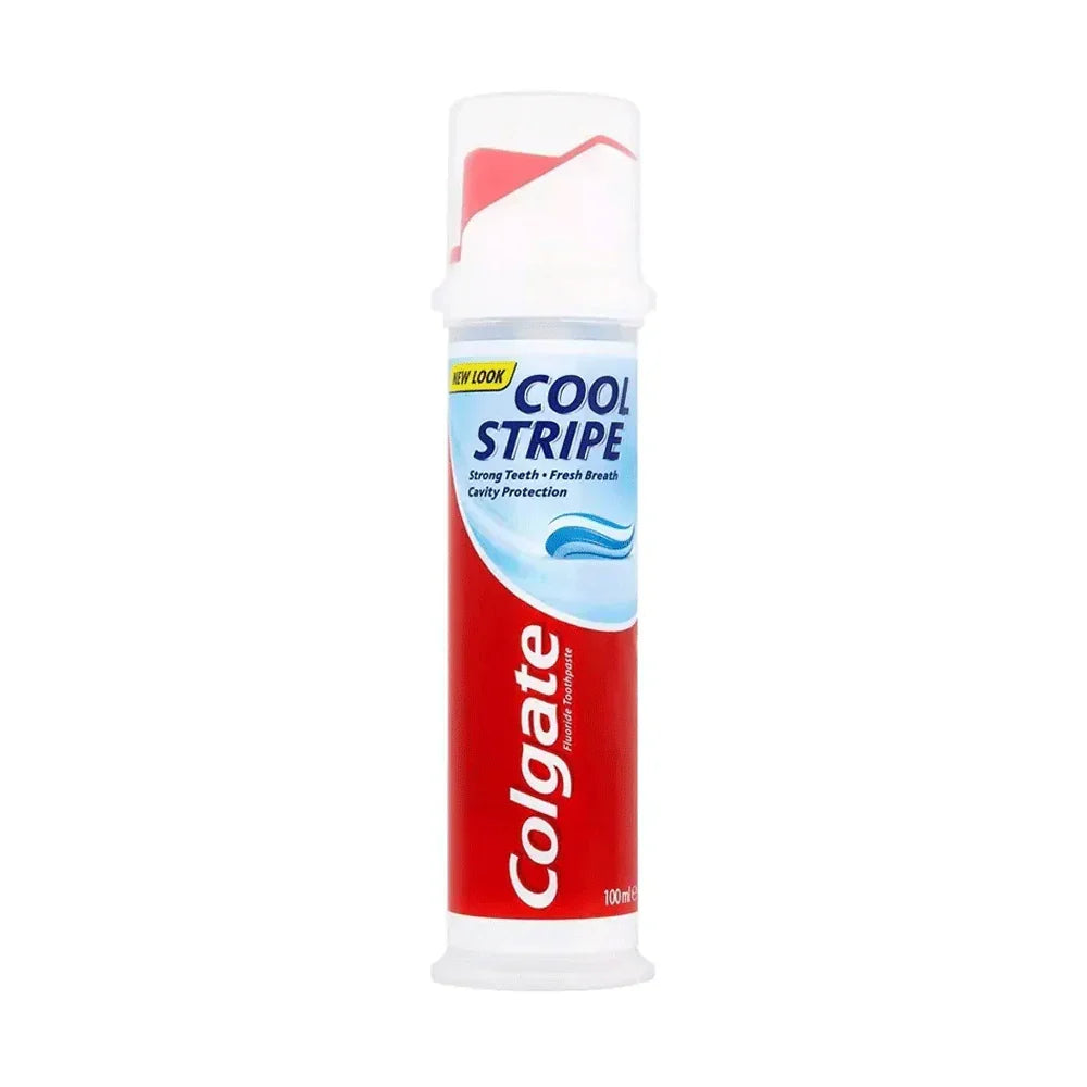 Colgate Cool Stripe Tooth Paste Pump - 100ml - Buy Online in Pakistan at Cosmia.pk