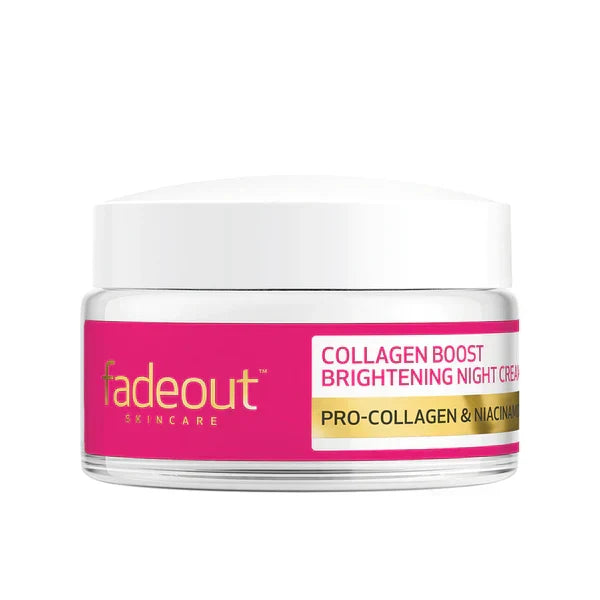 Fade Out Collagen Boost Brightening Night Cream- 50ml - Buy Online in Pakistan at Cosmia.pk