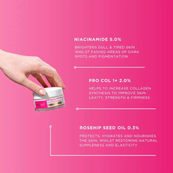 Fade Out Collagen Boost Brightening Night Cream- 50ml - Buy Online in Pakistan at Cosmia.pk