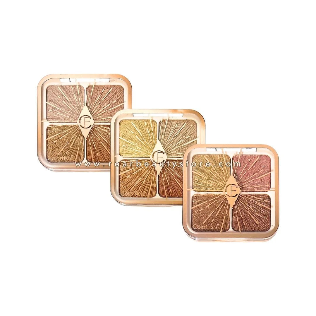 Colorfish Highlighter 4-Color Palette - Buy Online in Pakistan at Cosmia.pk