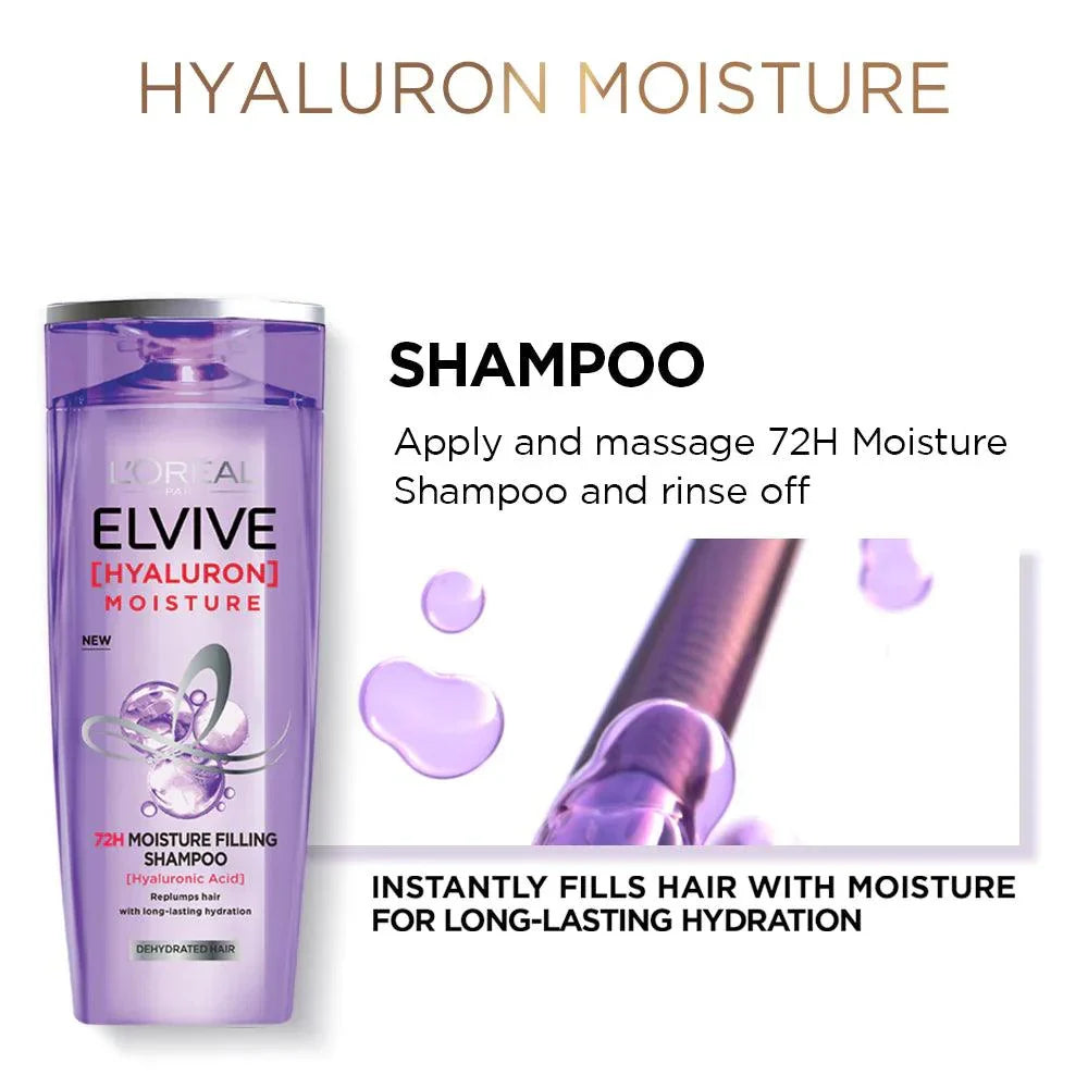 Loreal Elvive Hyaluron Moisture Shampoo - Buy Online in Pakistan at Cosmia.pk
