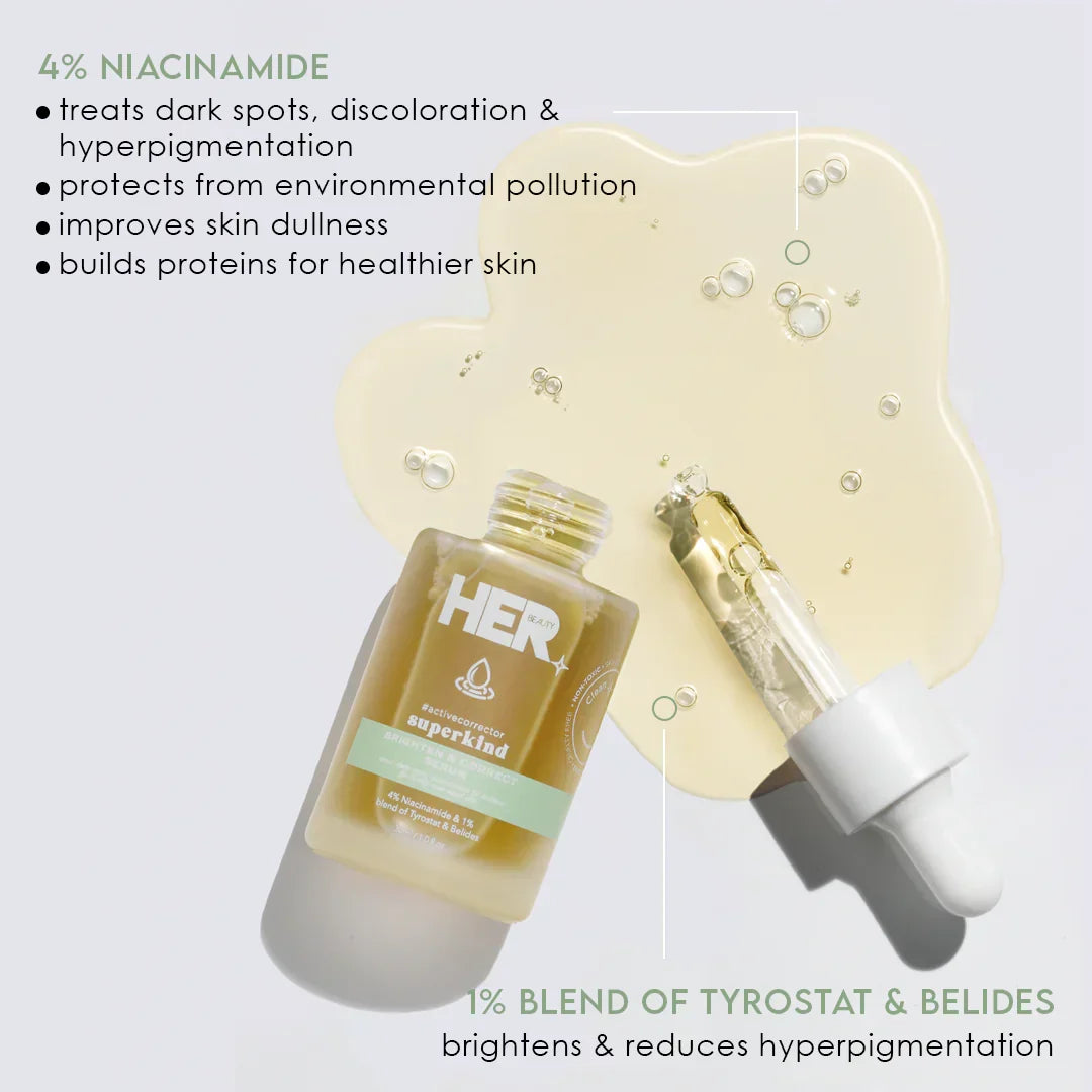 HER Beauty Superkind Brighten and Correct Serum 30ml / 1.0 fl.oz - Buy Online in Pakistan at Cosmia.pk