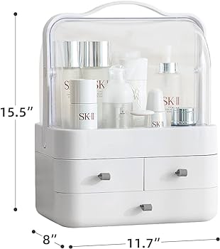 Modern Cosmetic Organizer Makeup Storage Holder 3 Layer - Buy Online in Pakistan at Cosmia.pk