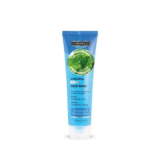 Cornells Wellness Exfoliating Mint Face Wash - 150ml - Buy Online in Pakistan at Cosmia.pk
