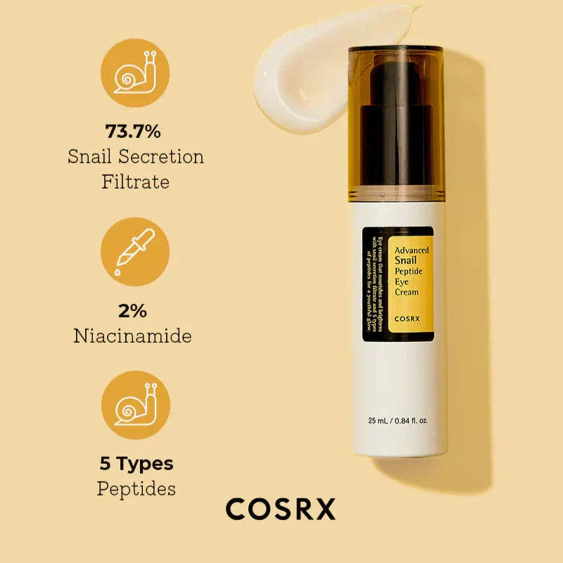 Cosrx Advanced Snail Peptide Eye Cream - 25ml - Buy Online in Pakistan at Cosmia.pk