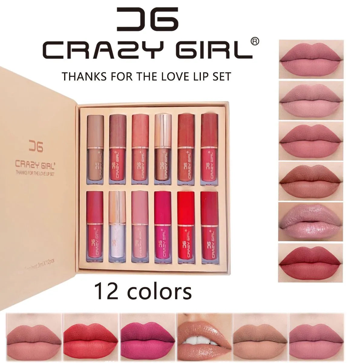 Crazy Girl Lipgloss Set - Buy Online in Pakistan at Cosmia.pk