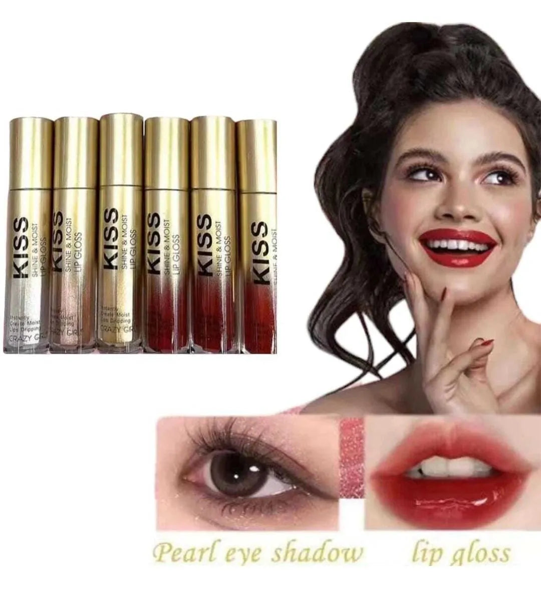 Crazy girl Multiuse Shine And Moist Lip Glaze And Eyeshade - Buy Online in Pakistan at Cosmia.pk