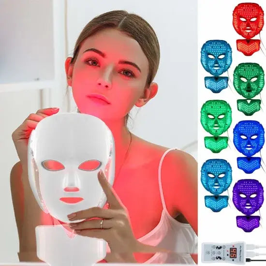 Electric 7 Color LED Facial Mask - Buy Online in Pakistan at Cosmia.pk